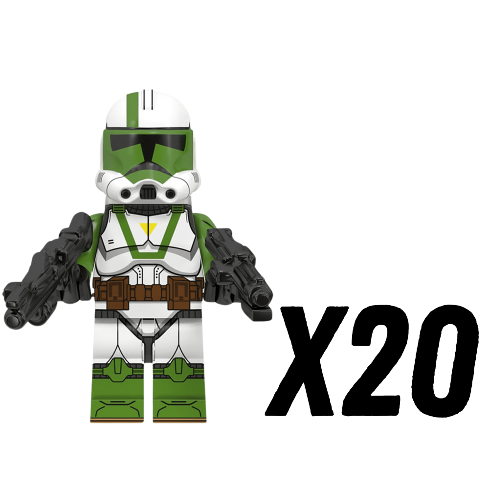 Space War Theme Doom’s Unit Phase 2 Clone Troopers Block Figures Set