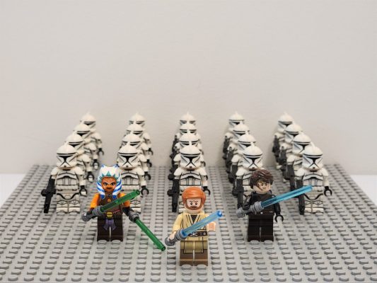 Space War Theme Clone Wars Block Figures Set