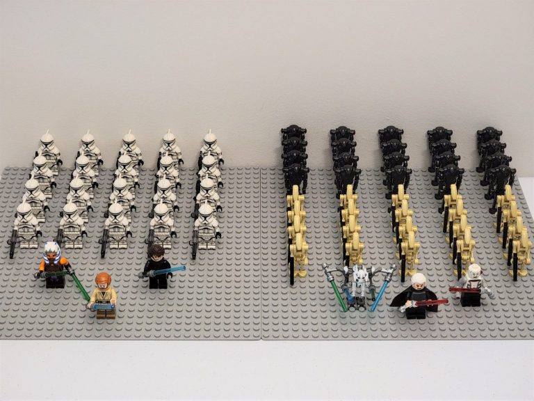 Space War Theme Clone Wars Block Figures Set