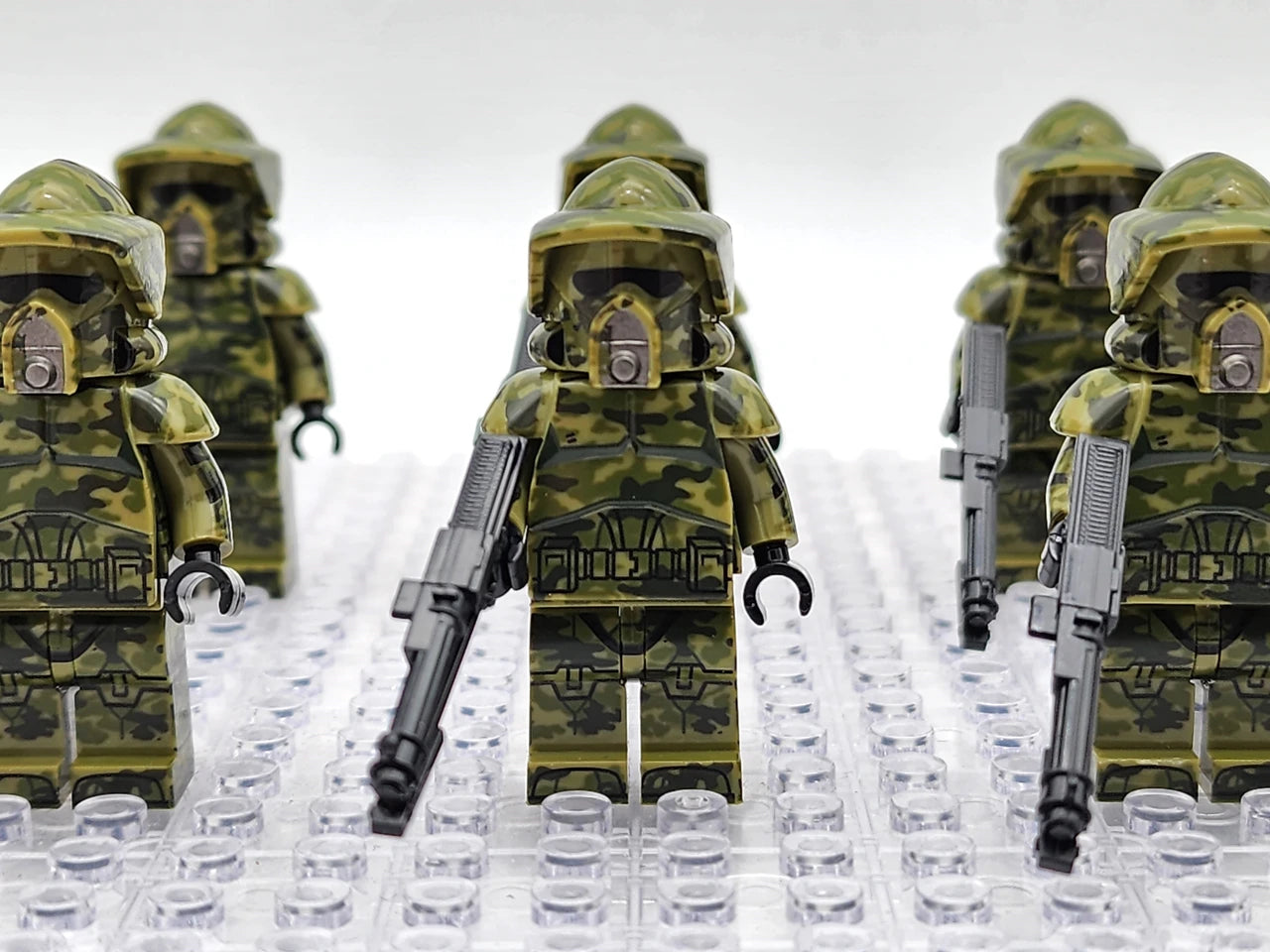 Space War Theme Kashyyyk 41st Forest ARF Clone Trooper Block Figures Set