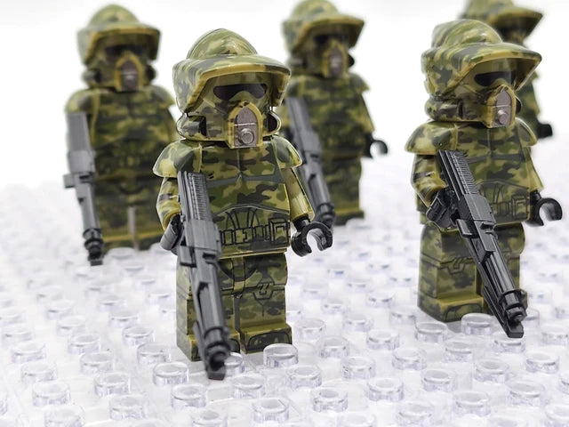 Space War Theme Kashyyyk 41st Forest ARF Clone Trooper Block Figures Set