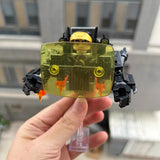 Sci-Fi Mecha, Samurai & Camera/Monitor Head Block Figures Set