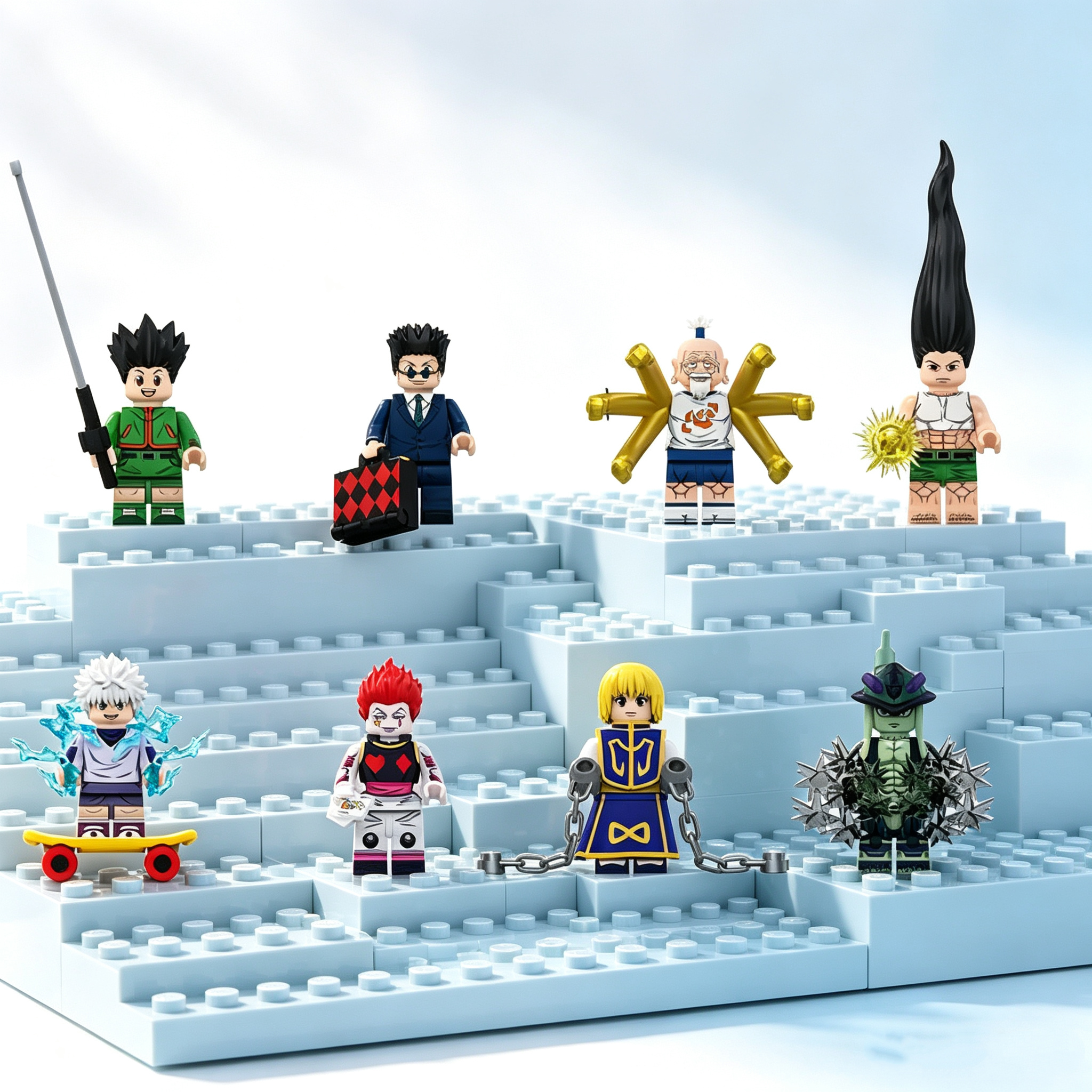 Custom Anime Hunter Block Figures Set Or Single HxH