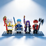 4 Pcs Collectible Building Brick Block Figures Toys for Fans & Kids