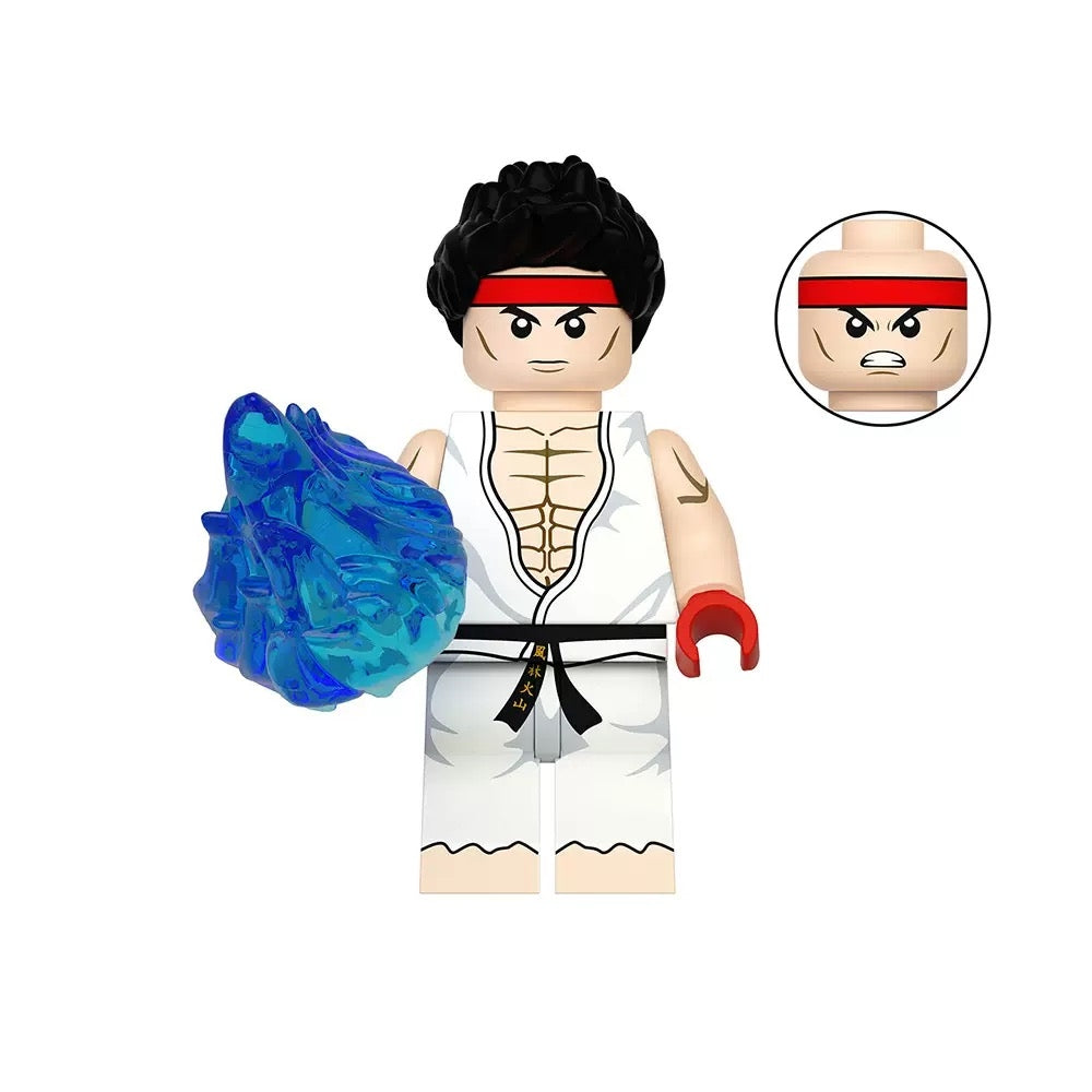 Custom Fighting Game Themed Block Figures Set Or Single