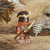 Three Kingdoms Nanman Tribe Soldiers Block Figures Set of 4pcs