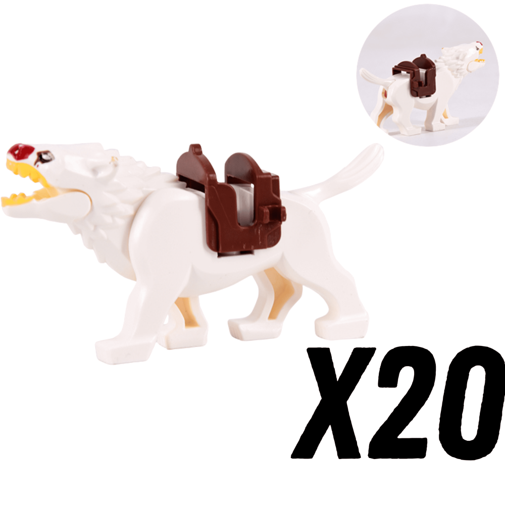 Lord the Rings Wargs, Boars and War Goat Mounts for Block Figures