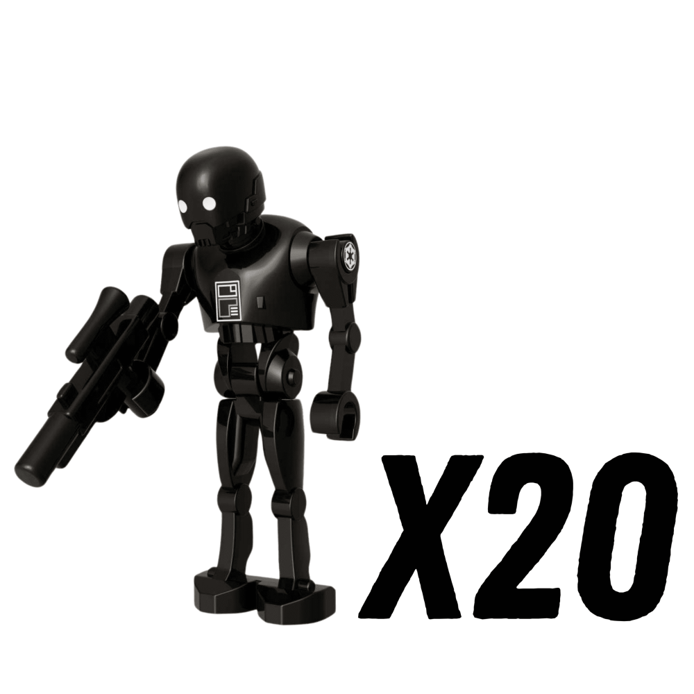 Space War Theme KX-Series Security Droids Block Figures Set