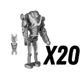 Space War Theme B2-RP Super Battle Droid with Cannon Arm Block Figures Set