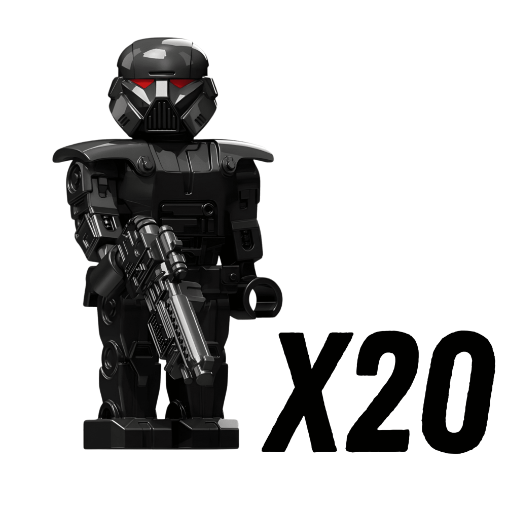 Space War Theme Phase 3 Dark Troopers Block Figures Set Style 1