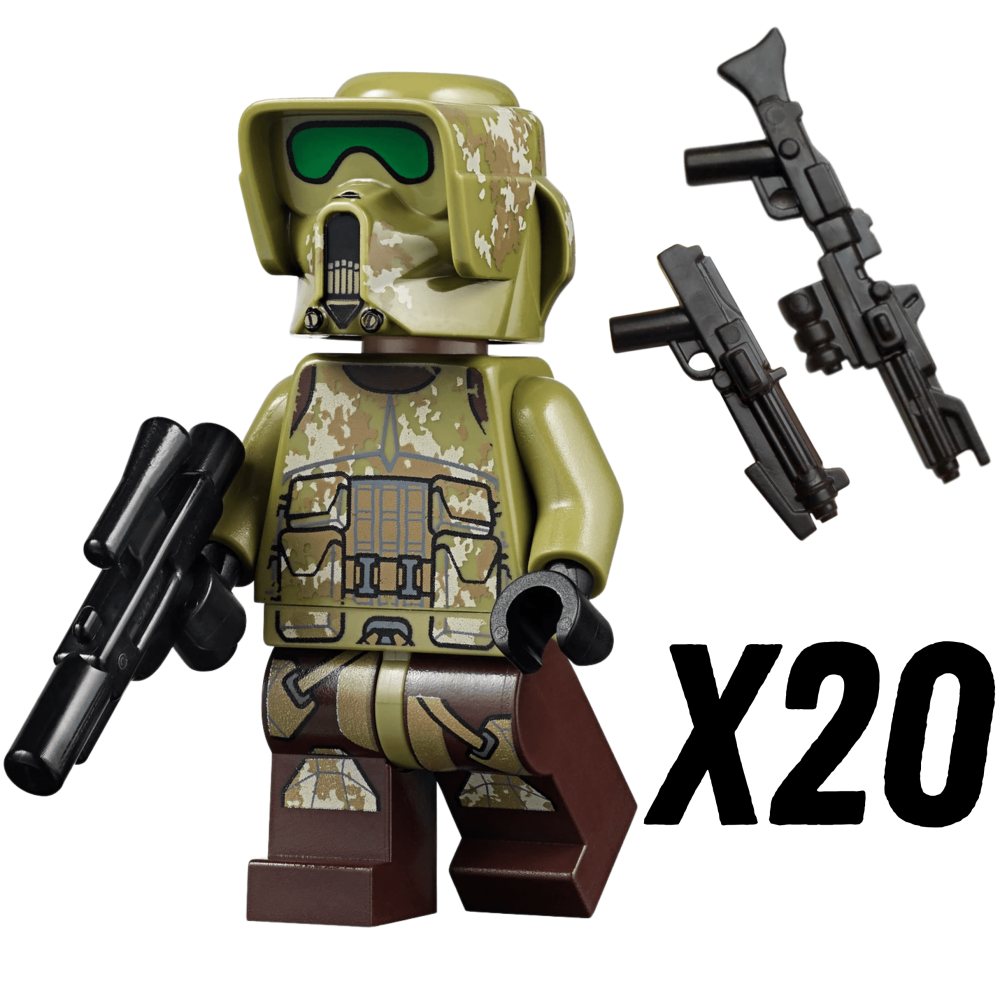 Space War Theme Kashyyyk Scout Trooper Block Figures Set of 10pcs