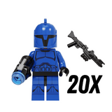 Space War Theme Senate Commandos Block Figures Set of 10pcs