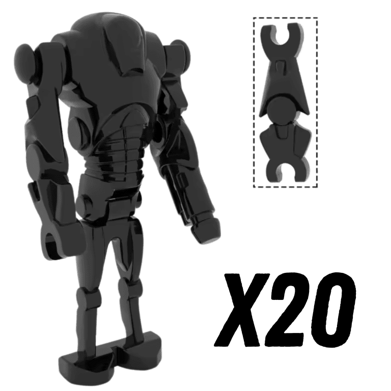 Space War Theme Super Battle Droid Block Figures Army Set