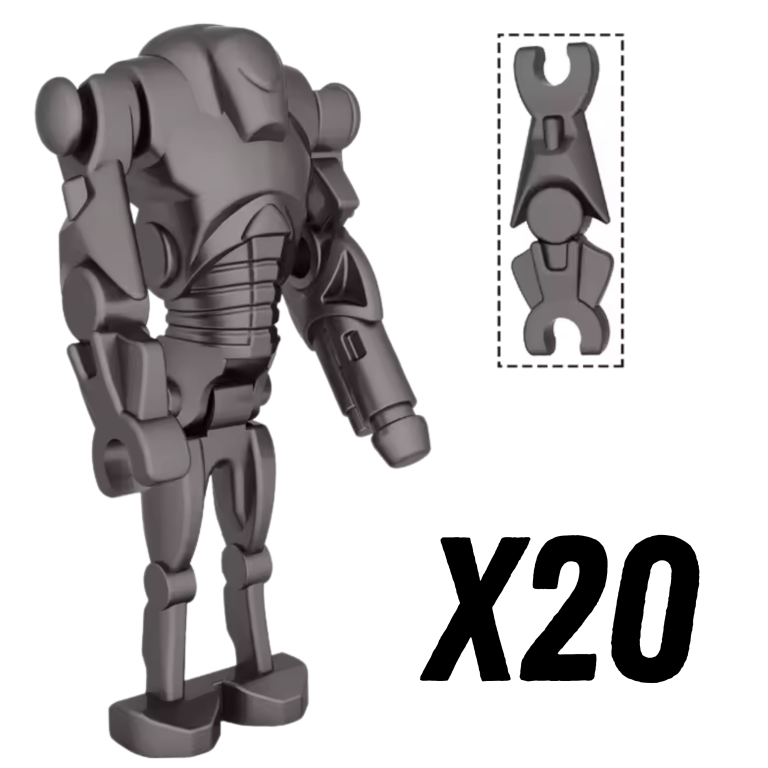 Space War Theme Super Battle Droid Block Figures Army Set