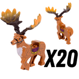Lord the Rings Elven Elks Mounts for Block Figures