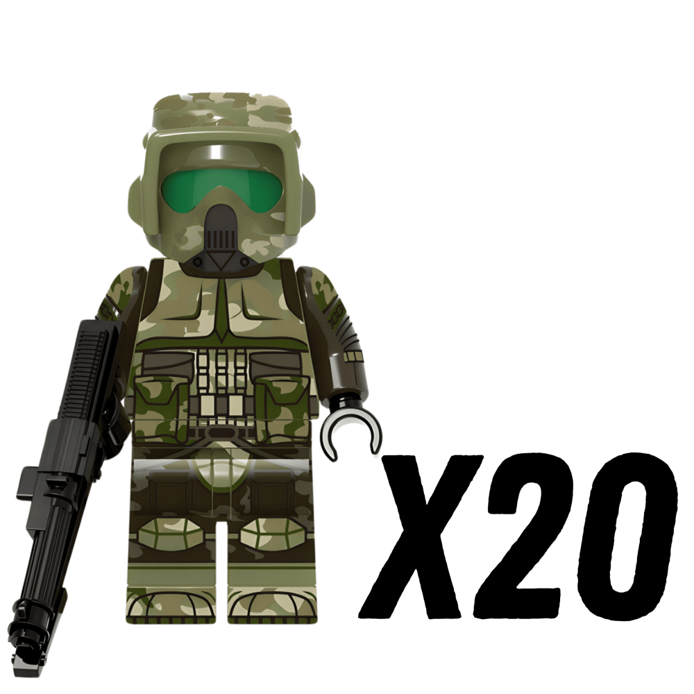 10pcs Kashyyyk Scout Troopers of the 41st Scout Battalion Block Figures Toys