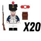French Fusilier Block Figures Set