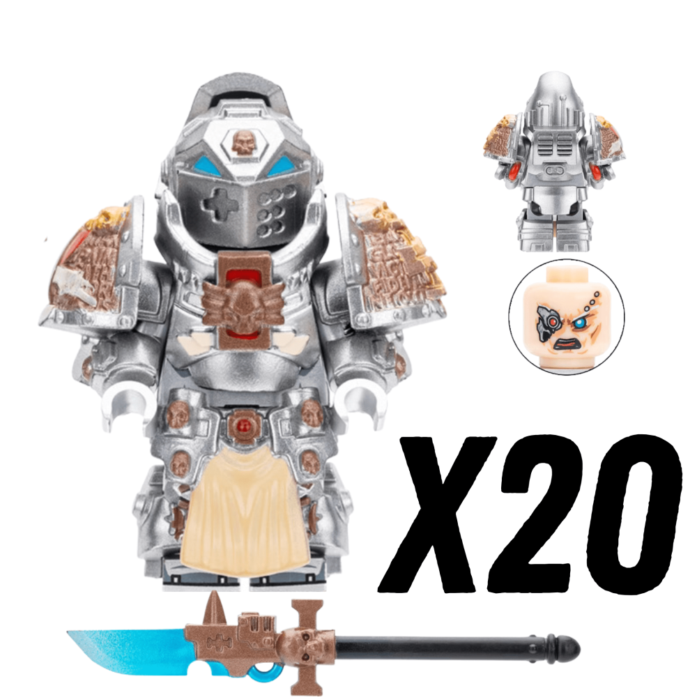 Space Marines Grey Knight Block Figures