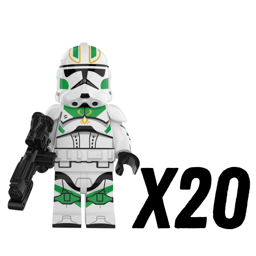 Space War Theme Horn Company Clone Troopers Block Figures