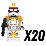 Space War Theme 212th Jetpack Clone Troopers Block Figures Set of 5pcs