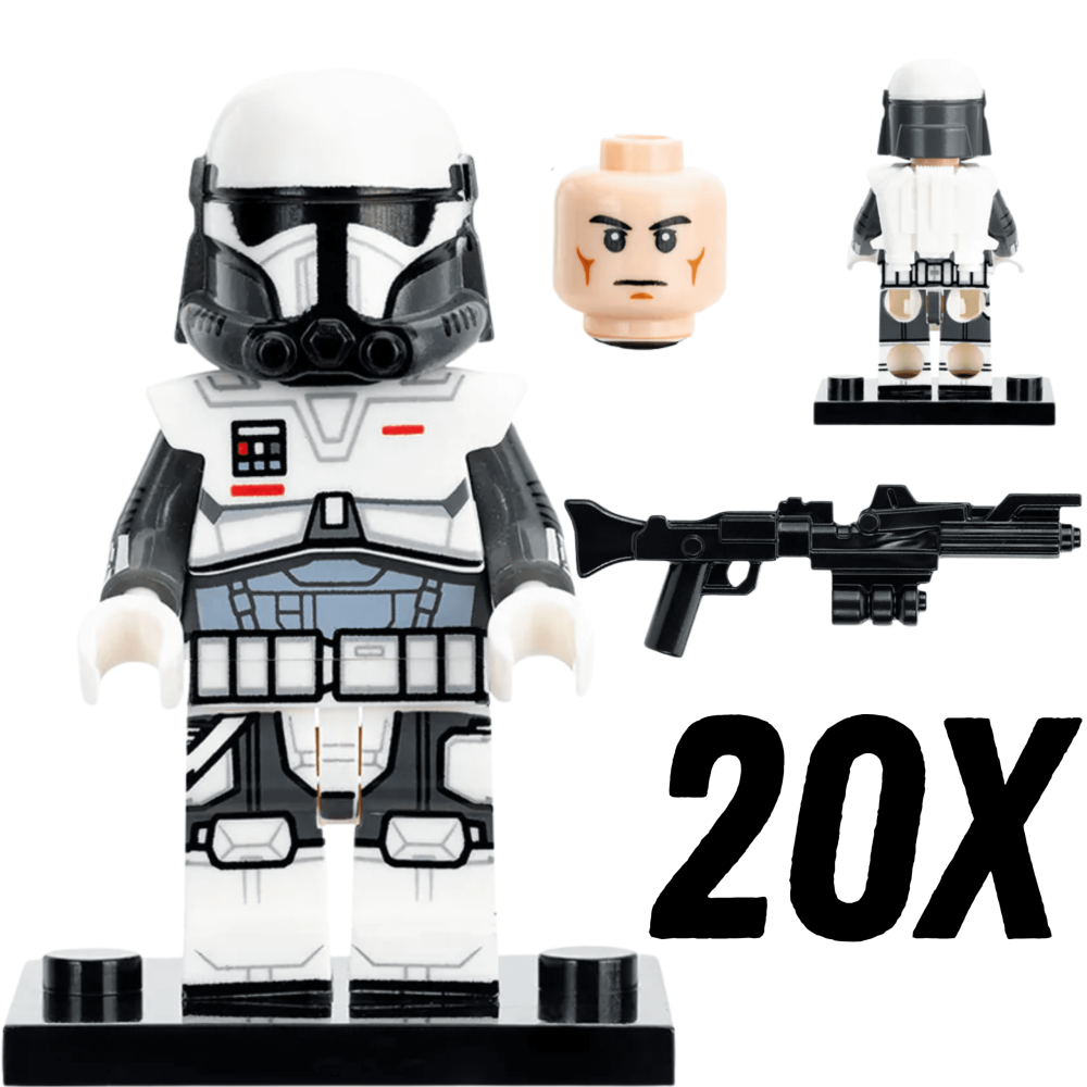 Space War Theme Imperial Super Commando Block Figures Set