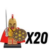 Roman Soldiers Block Figures Set of 10pcs