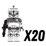 Space War Theme Kamino Security Team Block Figures Set of 5pcs