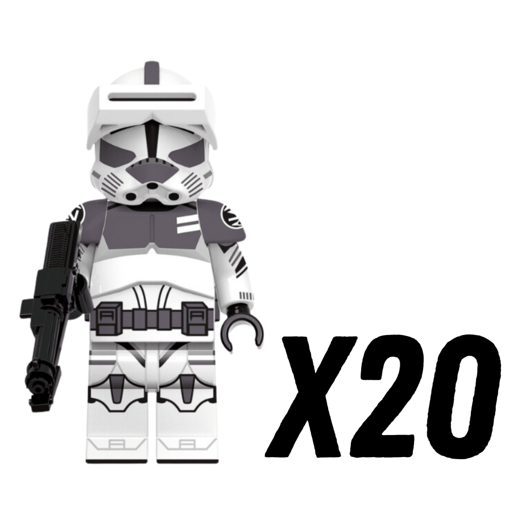 Space War Theme Kamino Security Team Block Figures Set of 5pcs
