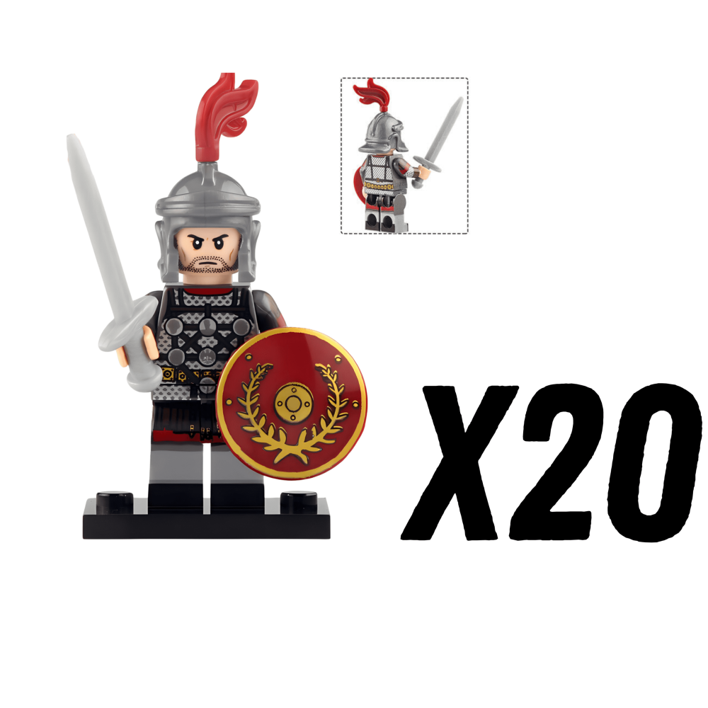 Roman Signifier Guards Block Figures Set of 10pcs