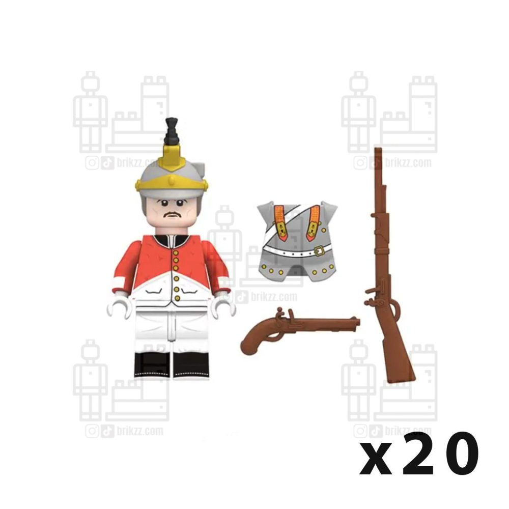 Spanish Cuirassier Block Figures Set of 5pcs
