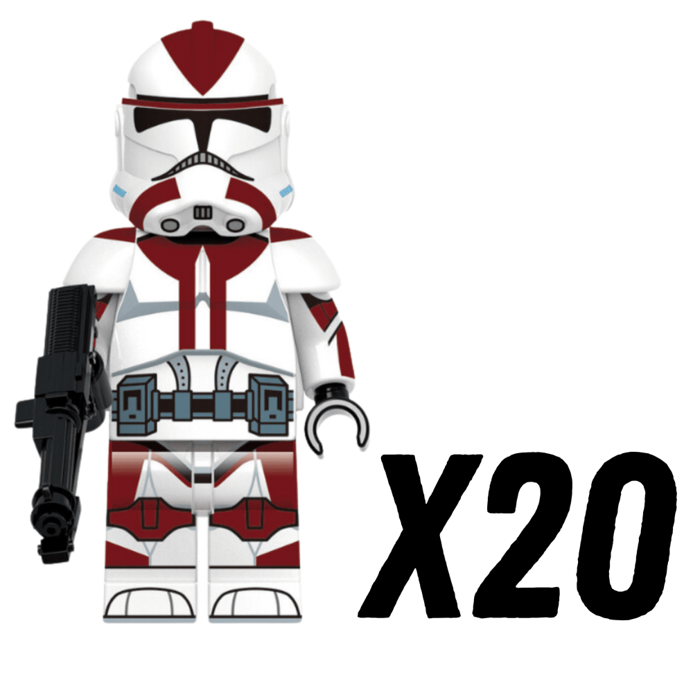 Space War Theme 91st Anaxes Clones Troopers Block Figures Set of 10pcs