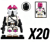Space War Theme 21st Nova Corps Galactic Marines AT-RT Driver Block Figures Set