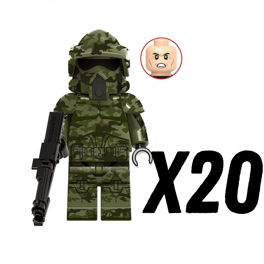 Space War Theme Kashyyyk 41st Forest ARF Clone Trooper Block Figures Set