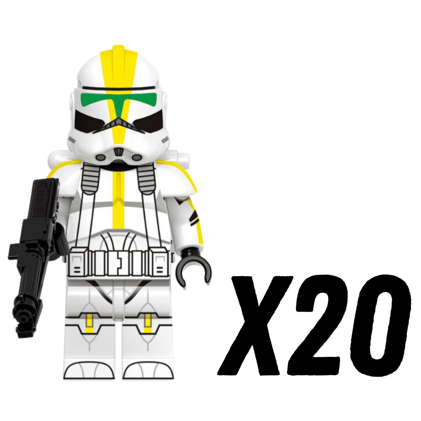 Space War Theme 327th Jetpack Clone Troopers Block Figures Set of 5pcs