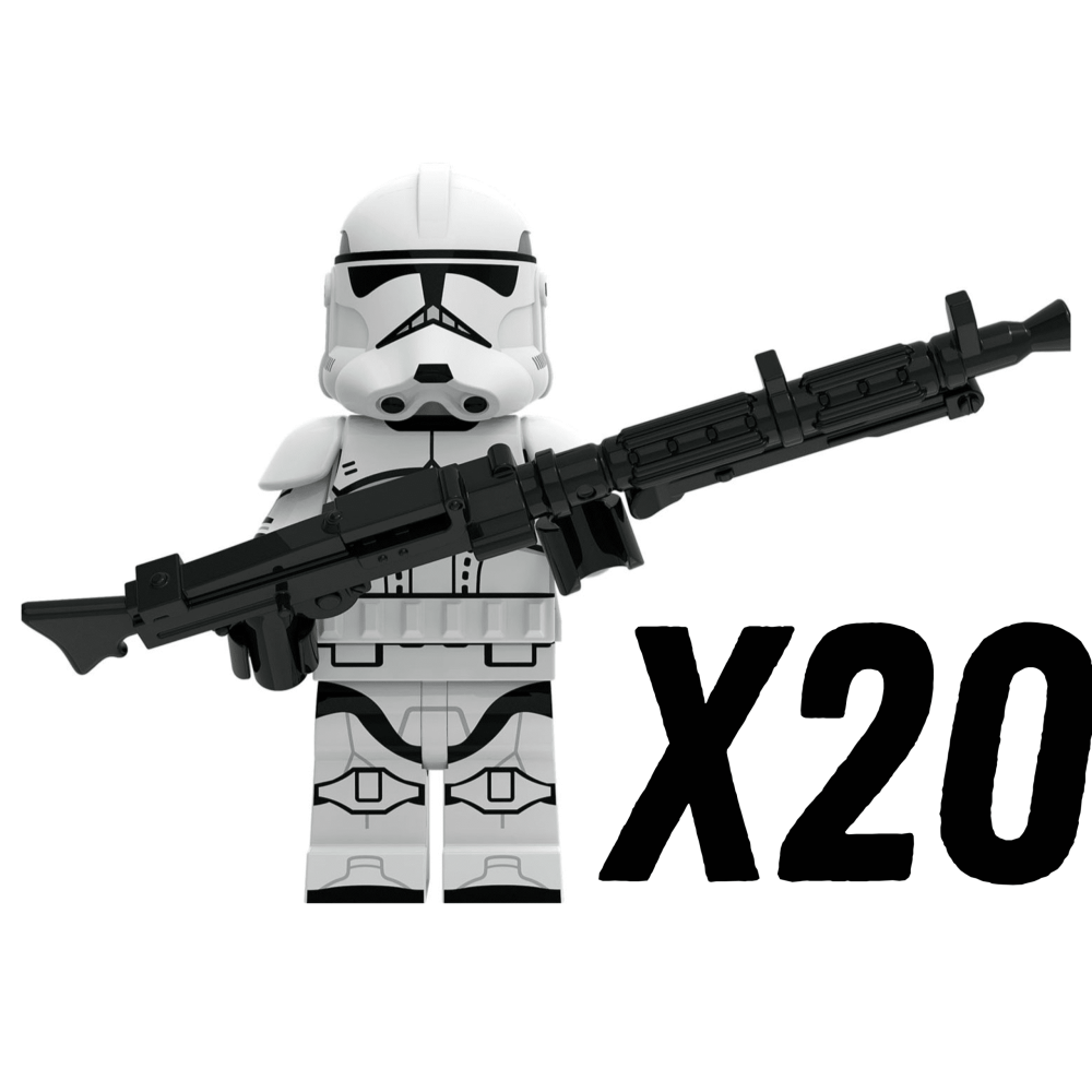 Space War Theme Phase 2 Clone Troopers Block Figures Set of 10pcs