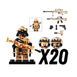 US Army Delta Forces Block Figures Set