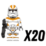 Space War Theme 212th Battalion Clone Troopers Block Figures Set of 10pcs