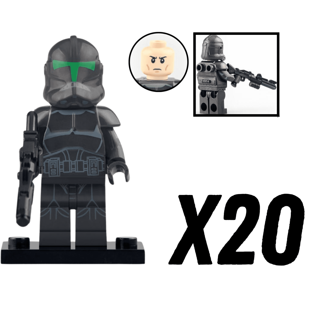 Space War Theme Elite Squad Clone Troopers Block Figures Set of 10pcs