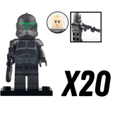 Space War Theme Elite Squad Clone Troopers Block Figures Set of 10pcs