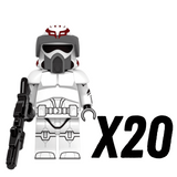 Space War Theme Kamino ARF Clone Trooper Block Figures Set