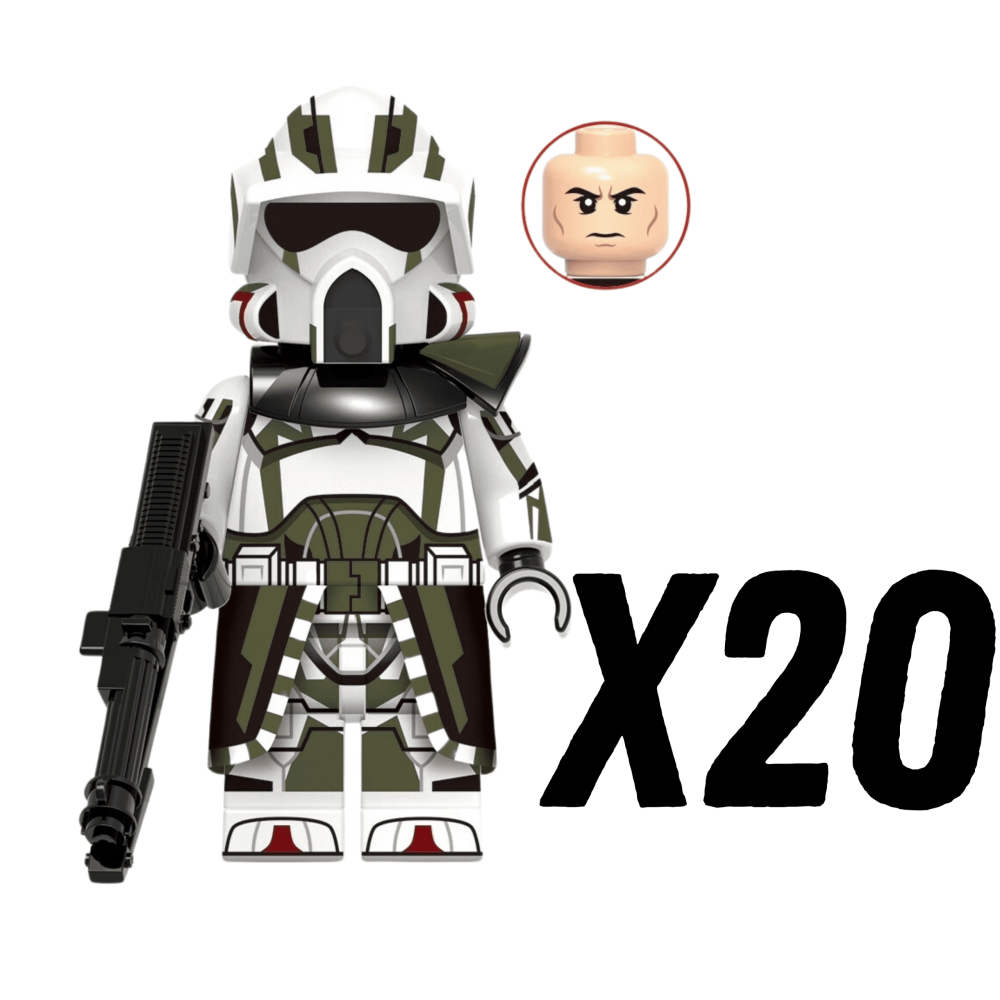 Space War Theme Trauma’s Unit Arc Arf Clone Troopers Block Figures Set of 10pcs
