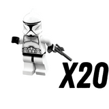 Space War Theme Phase 1 Clone Troopers Block Figures Set of 10pcs