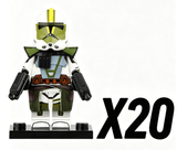 Space War Theme Doom Arc Clone Troopers Block Figures Set