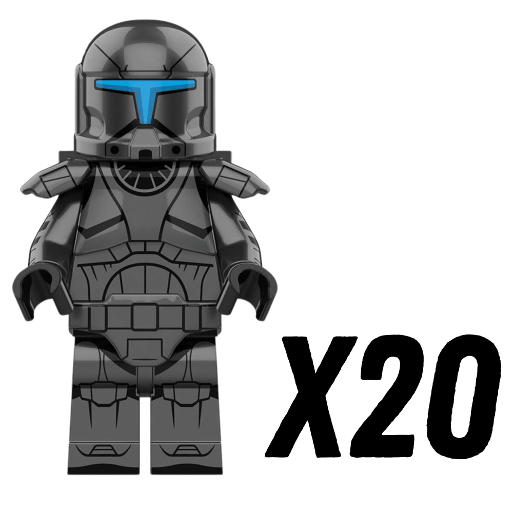 Space War Theme Republic Clone Commandos Night Ops Omega Squad Block Figures