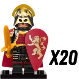 Game of Thrones House Lannister The Golden Knights Block Figures Set