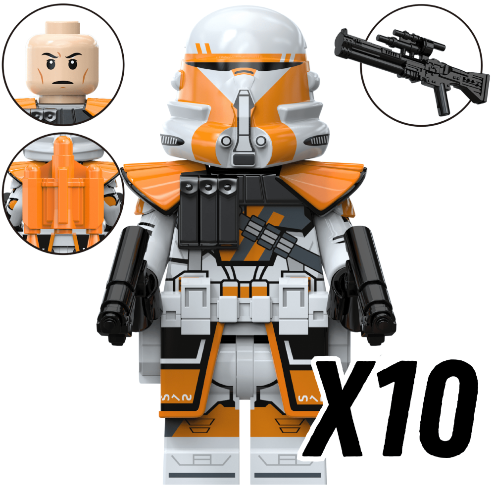 Space War Theme 212th Battalion Clone Army Block Figures Set