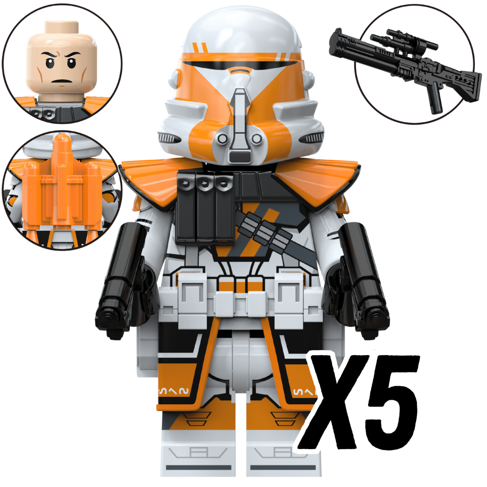 Space War Theme 212th Battalion Clone Army Block Figures Set
