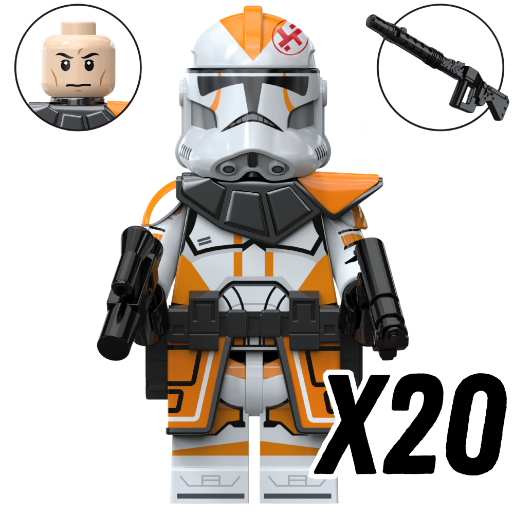 Space War Theme 212th Battalion Clone Army Block Figures Set