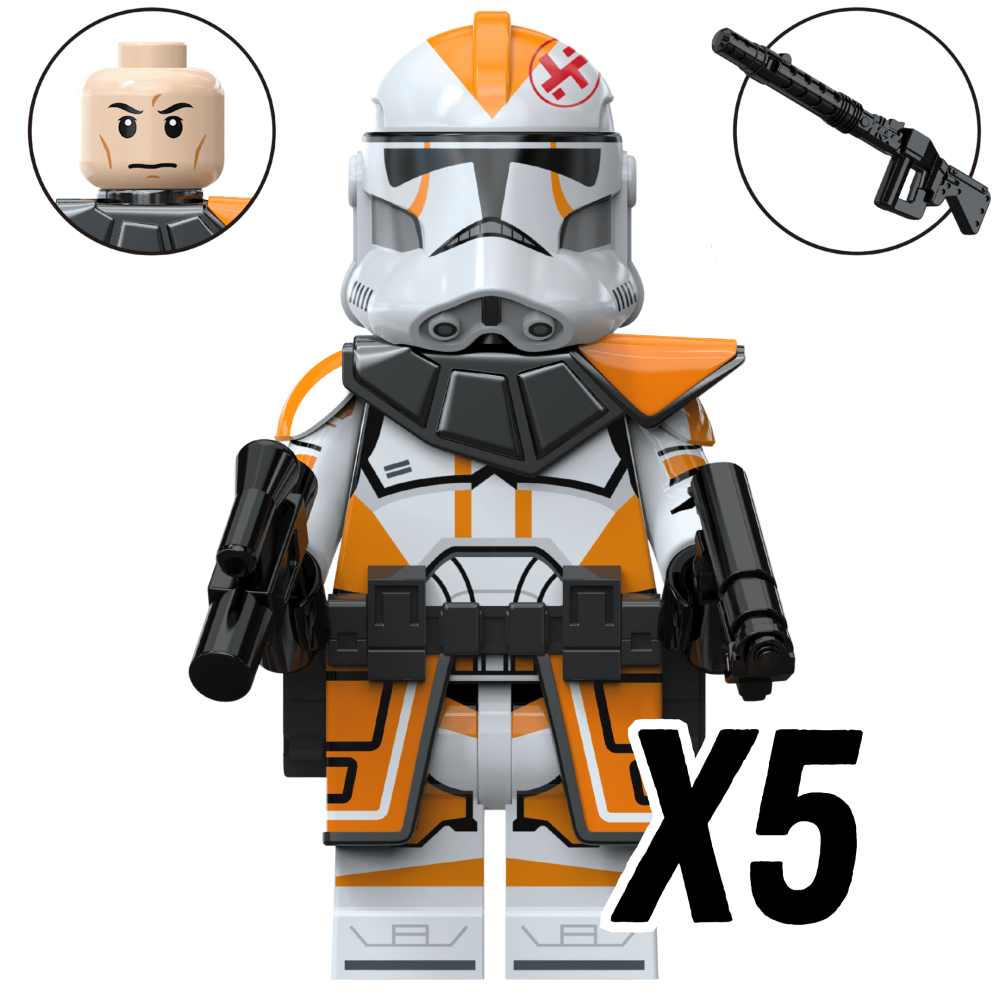 Space War Theme 212th Battalion Clone Army Block Figures Set