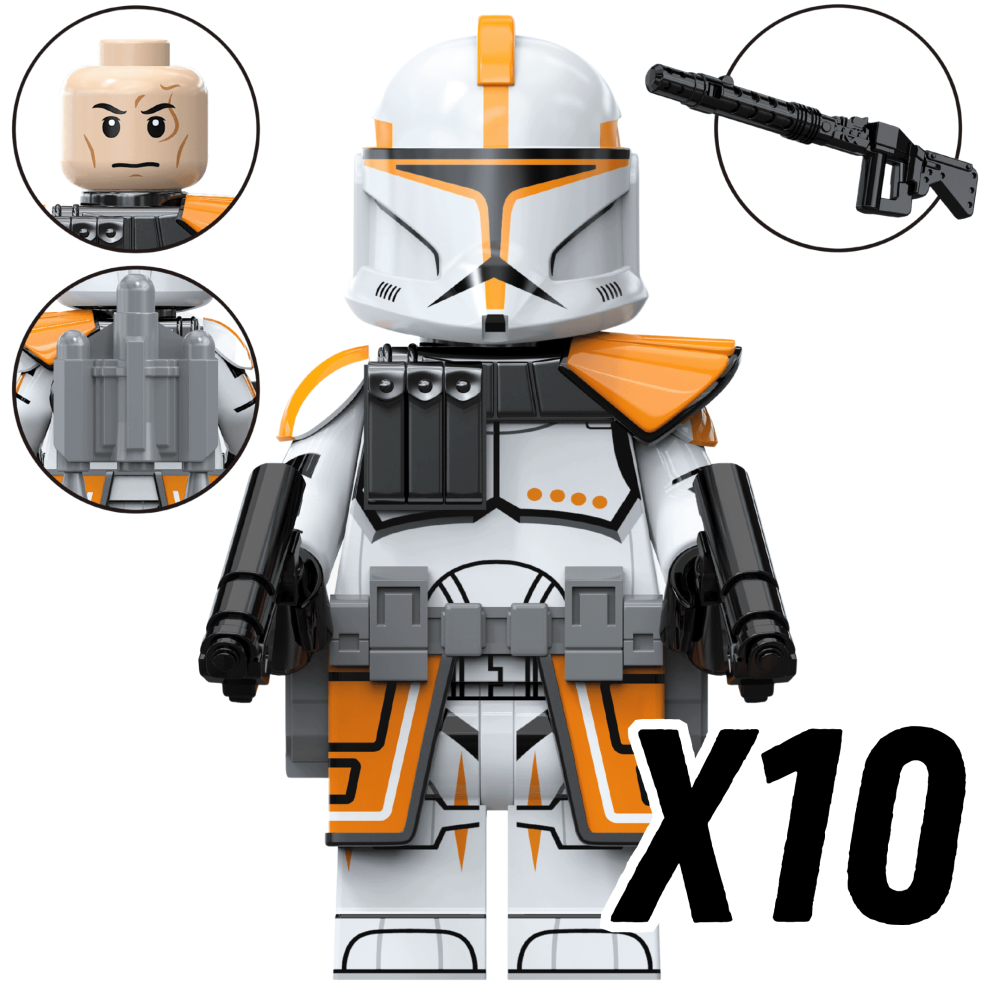 Space War Theme 212th Battalion Clone Army Block Figures Set